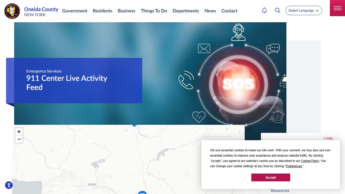 911 Center Live Activity Feed | Oneida County